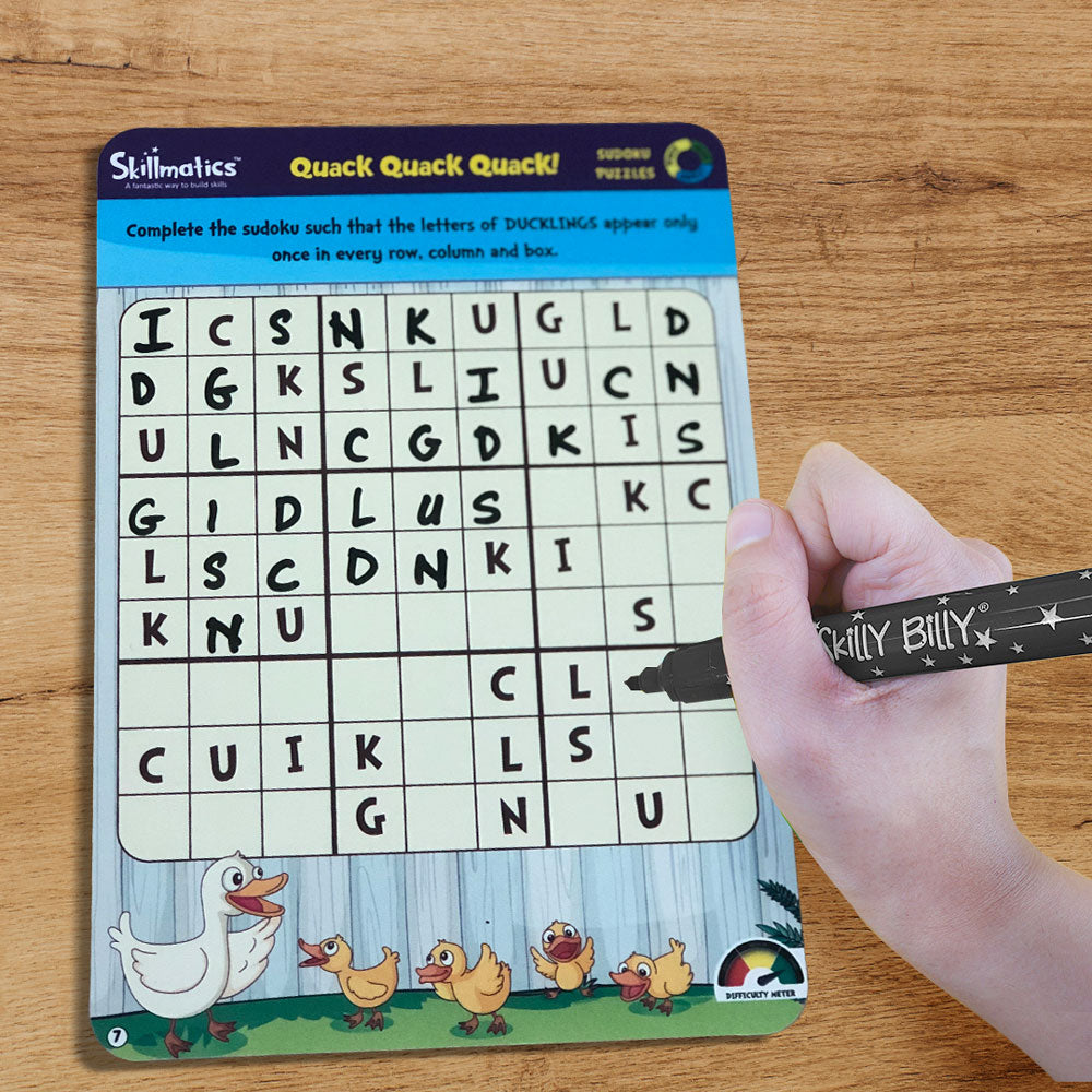 Skillmatics Sudoku Puzzles - Stimulate Child's Mind and Teach Creative