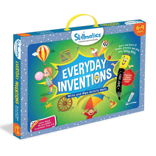 Skillmatics Everyday Inventions - Learn With Fun - 26 Repeatable Write