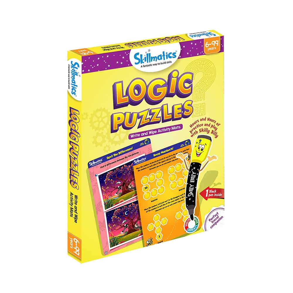 Skillmatics Logic Puzzle - Build Logic & Problem Solving Skills In
