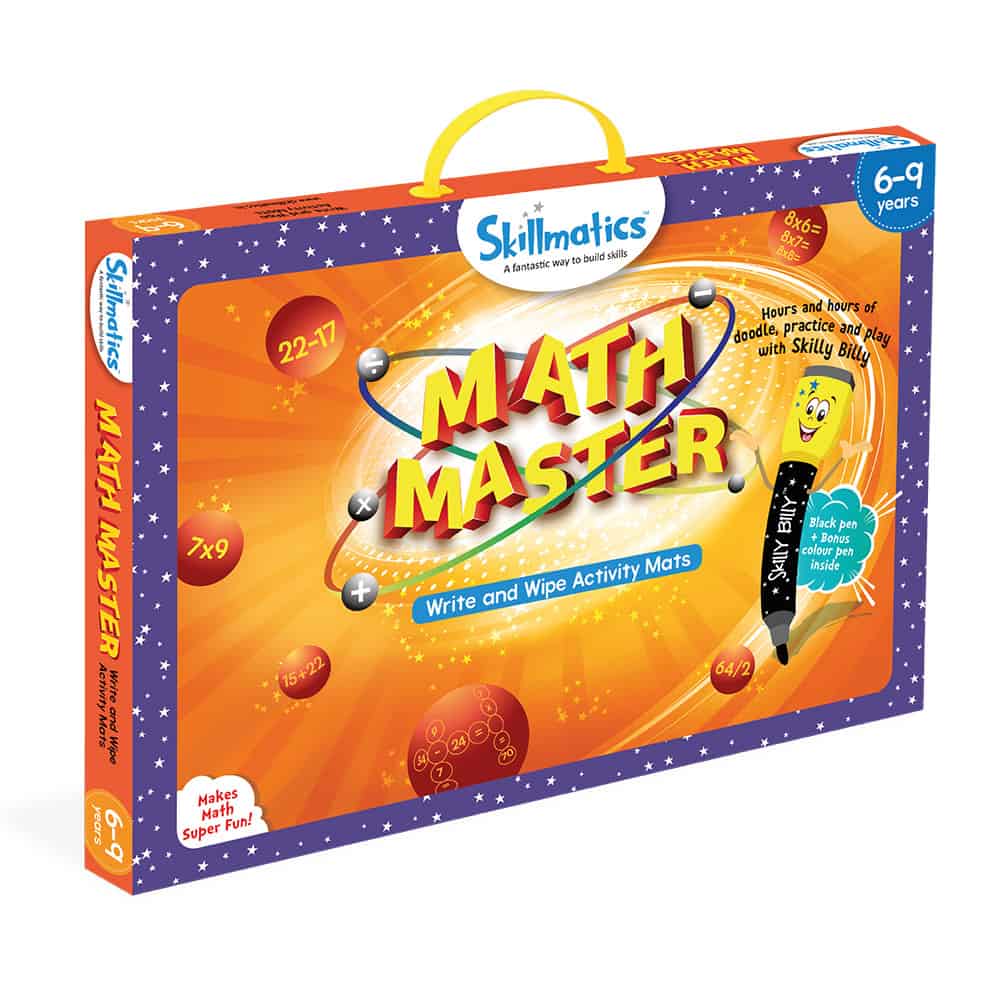 Skillmatics Math Master - Teach Kids Maths In Fun Way - 16 Repeatable