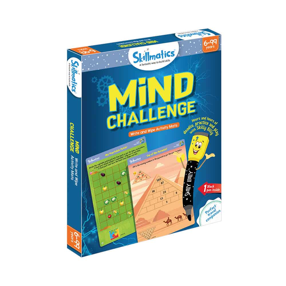 Skillmatics Mind Challenge - Fun And Interactive Repeatable Write &