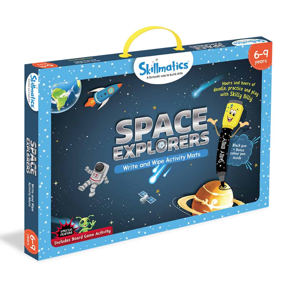 Skillmatics Space Explorers - Teach Kids About Space - Write & Wipe